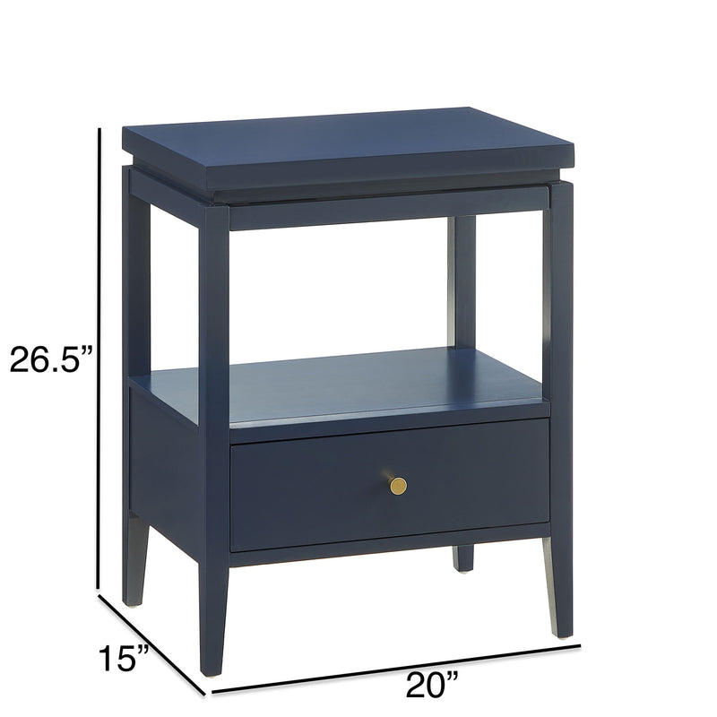 Olana -1 Drawer Nightstand With Floating Top Design