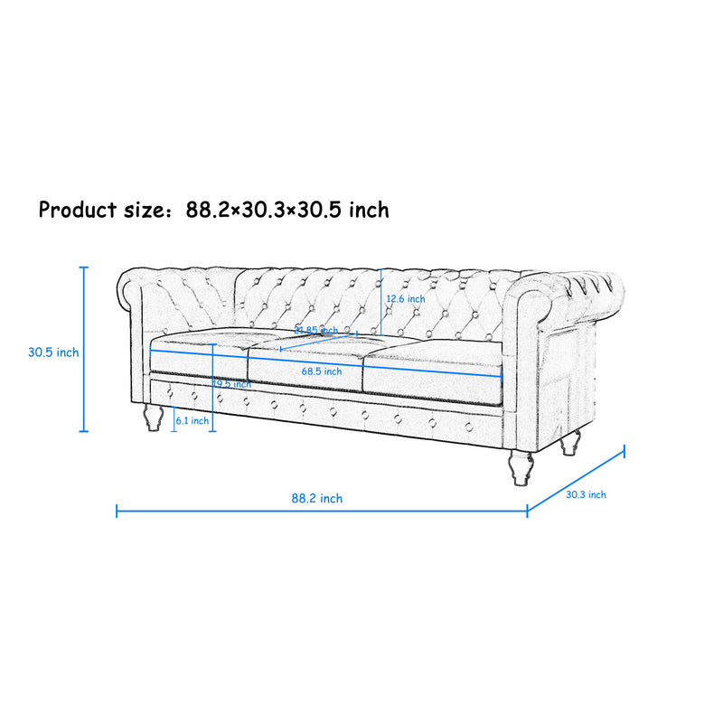 Tufted Elegant Sofa