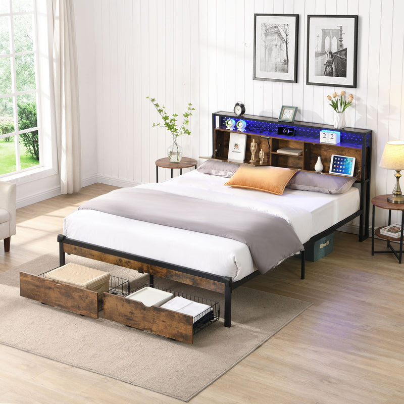 Modern Metal Platform Bed