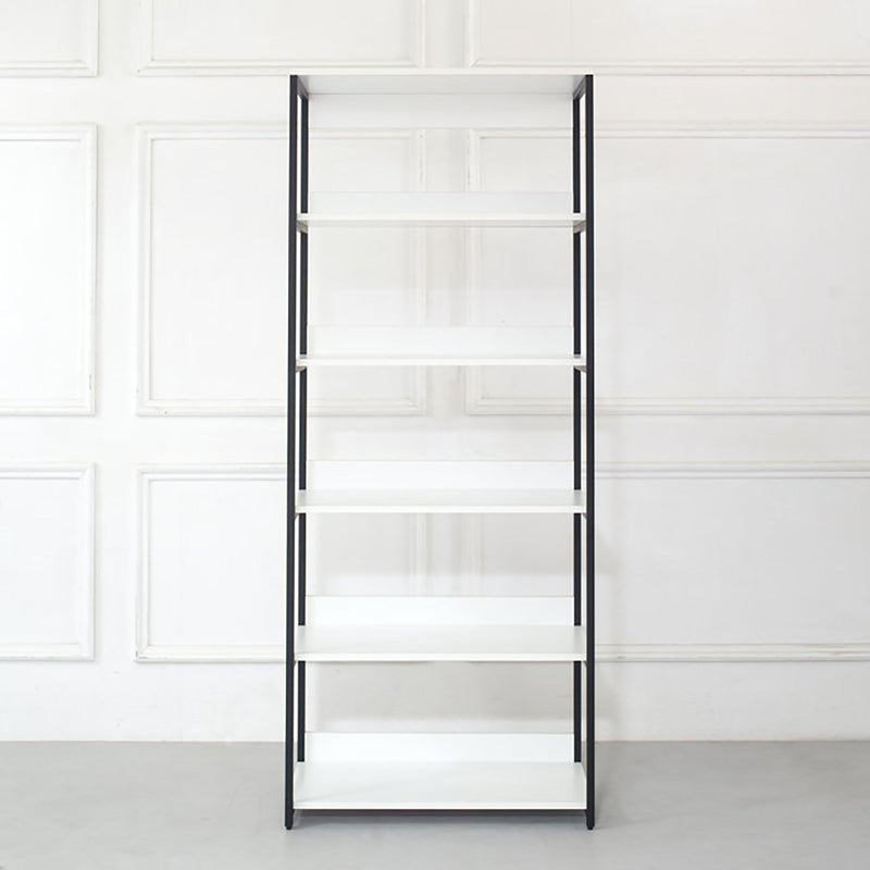 Fiona - Freestanding 3 Tower Wood Closet System With Metal Frame 7 Shelf Walk - White