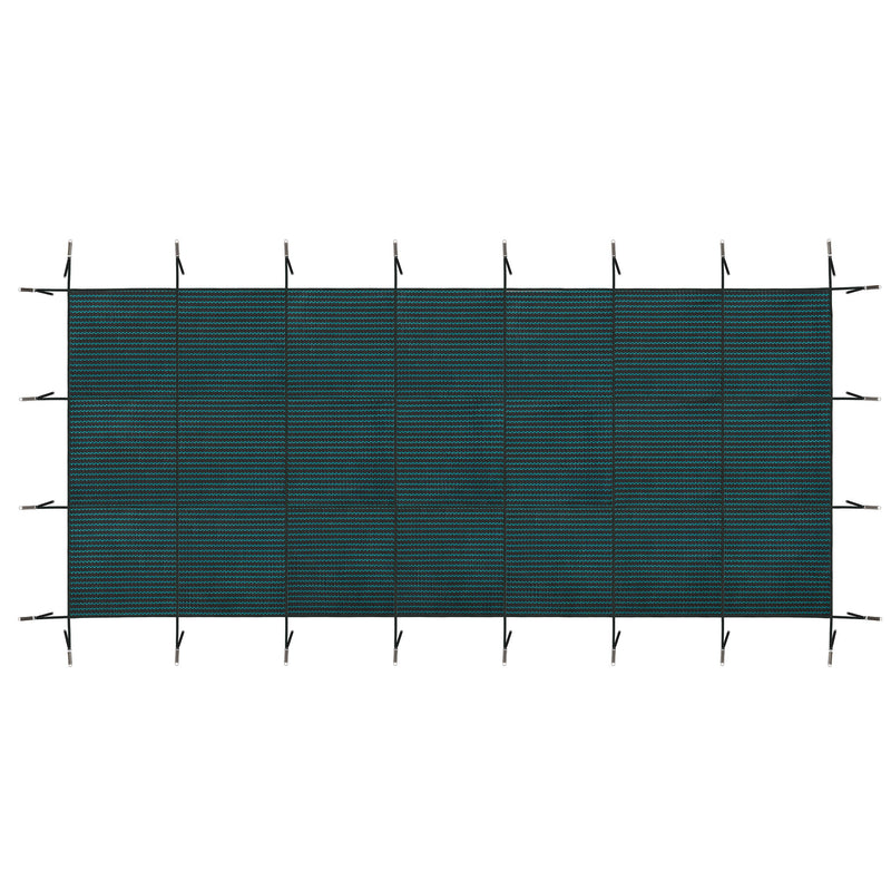 Swimming Pool Safety Cover For Rectangular Pools - Green