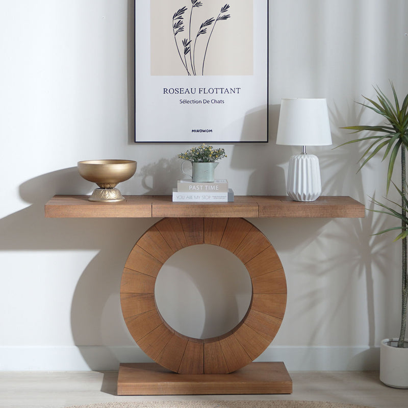 Circular Base Console Table - Multi