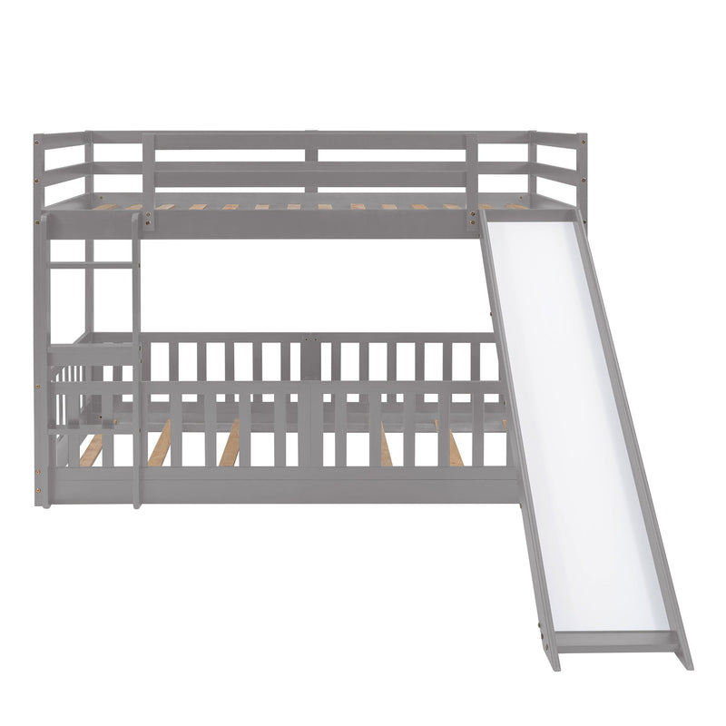 Functional Bunk Bed & Convertible Ladder And Slide