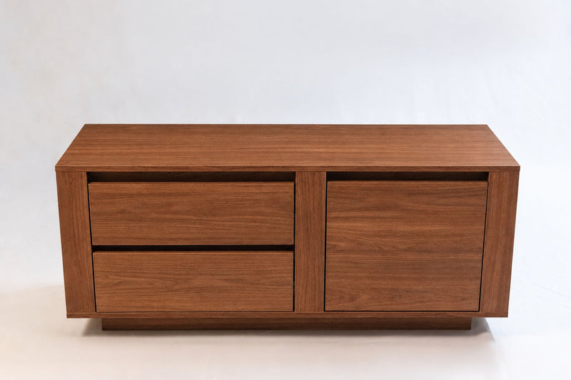 TV Stand For TVs Up To 50" With 1 Door And 2 Drawers
