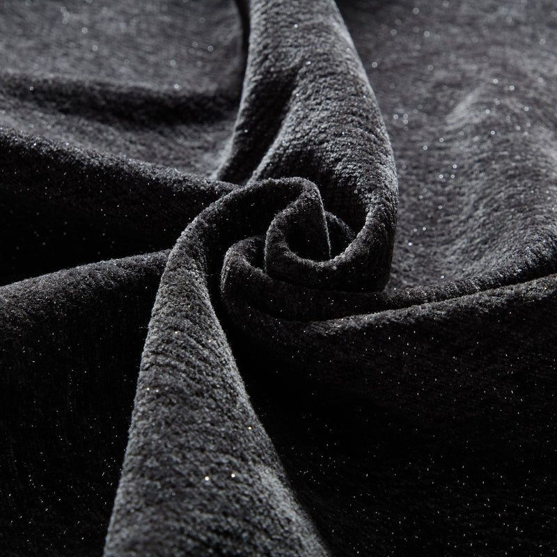 Modern Oversized Modular Sectional Sofa, Sparkling Chenille Fabric Soft Cushions With 2 Pillows