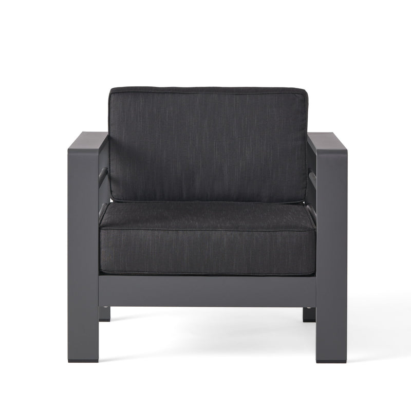 Cape Coral - Club Chair - Dark Gray