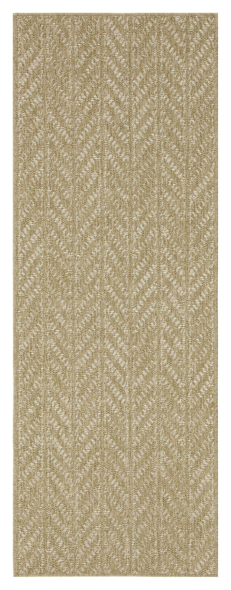 Earth - 5'3" X 7'3" Indoor, Outdoor Area Rug - Natural / White