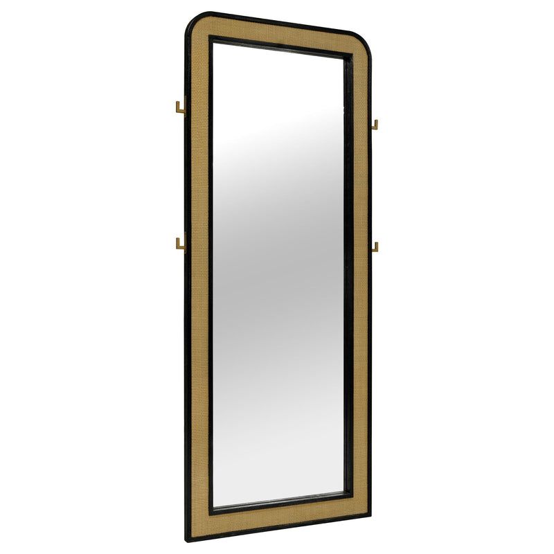 Benson - Standing Floor Mirror - Black