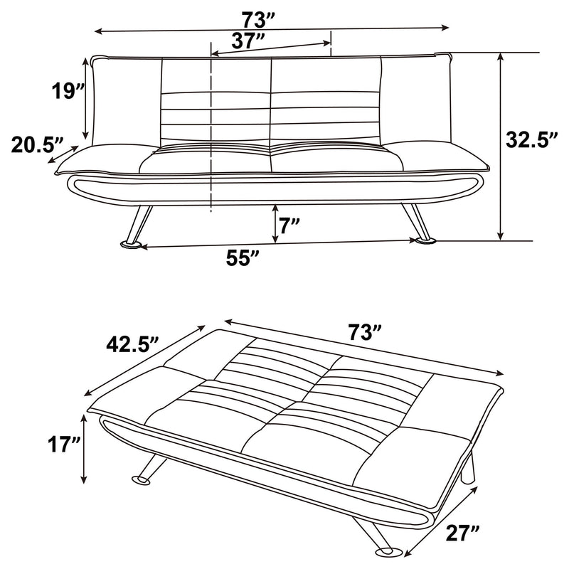 Erika - Sofa Bed - Gray
