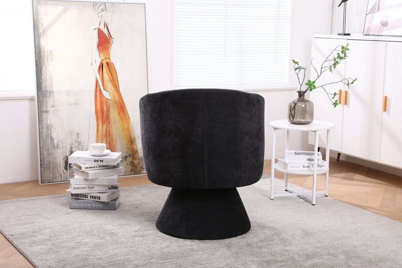 Swivel Accent Chair Armchair, Round Barrel Chair For Living Room Bedroom