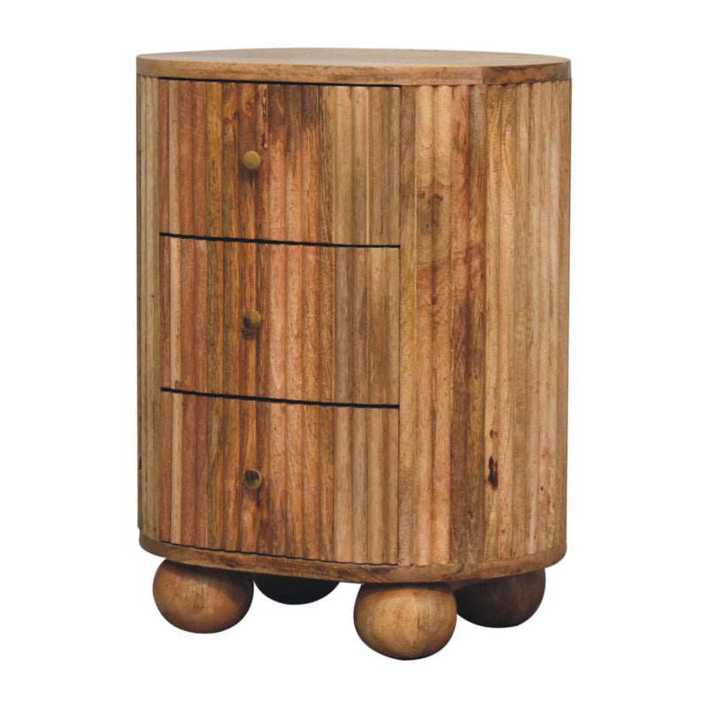 Soba - Ball Drawer Bedside Table