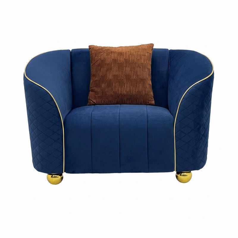 Single Sofa & Deep Seating And Durable Frame
