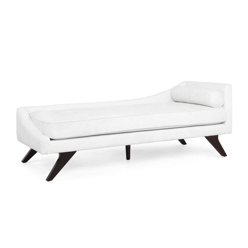 Etherealuxe - Chaise Lounge With Birch Splayed Legs