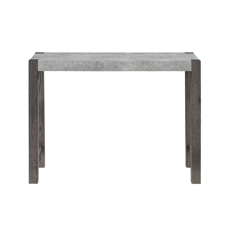 Regina - Console Sofa Table And Double Pedestal Base - Gray