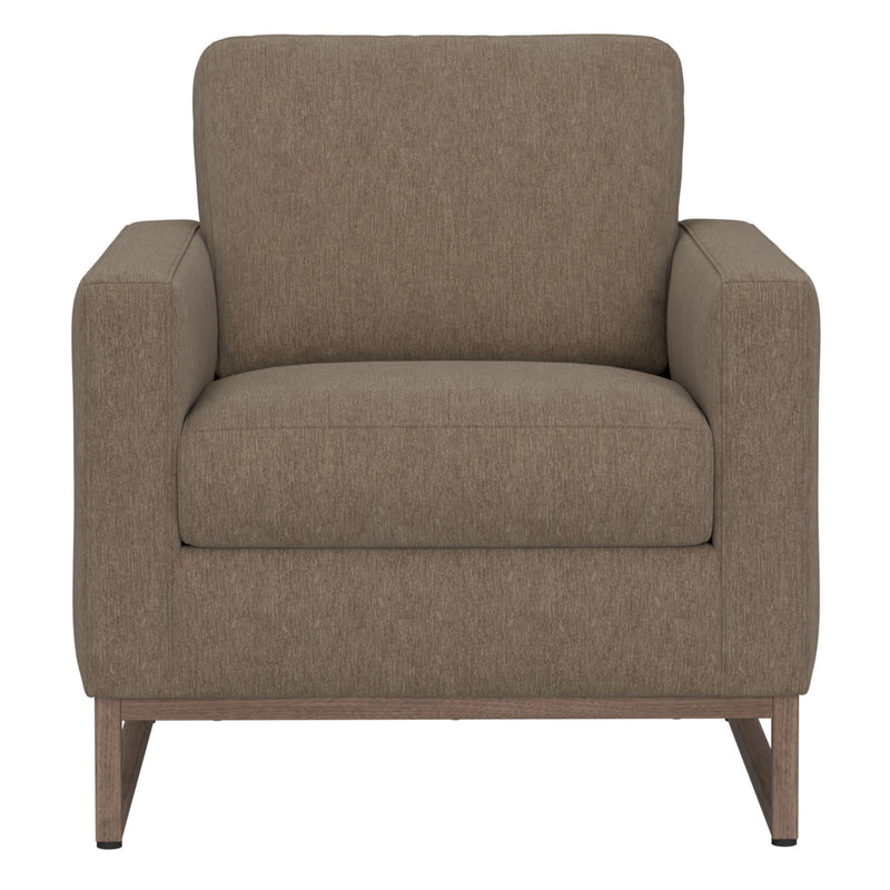 Accent Chair With Track Arm Design