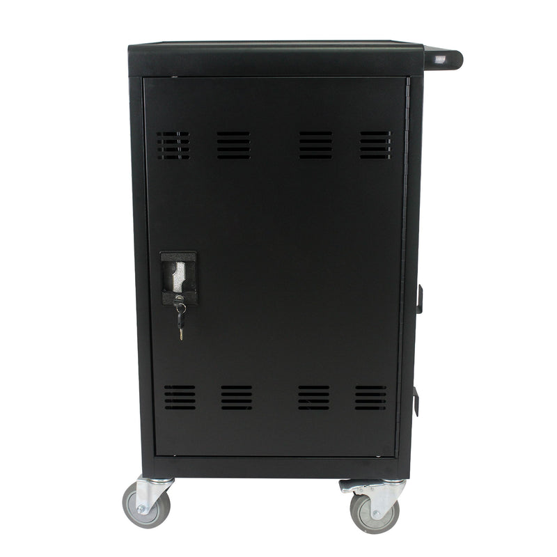 Mobile Charging Cart And Cabinet For Tablets Laptops 30 Device With Combination Lock