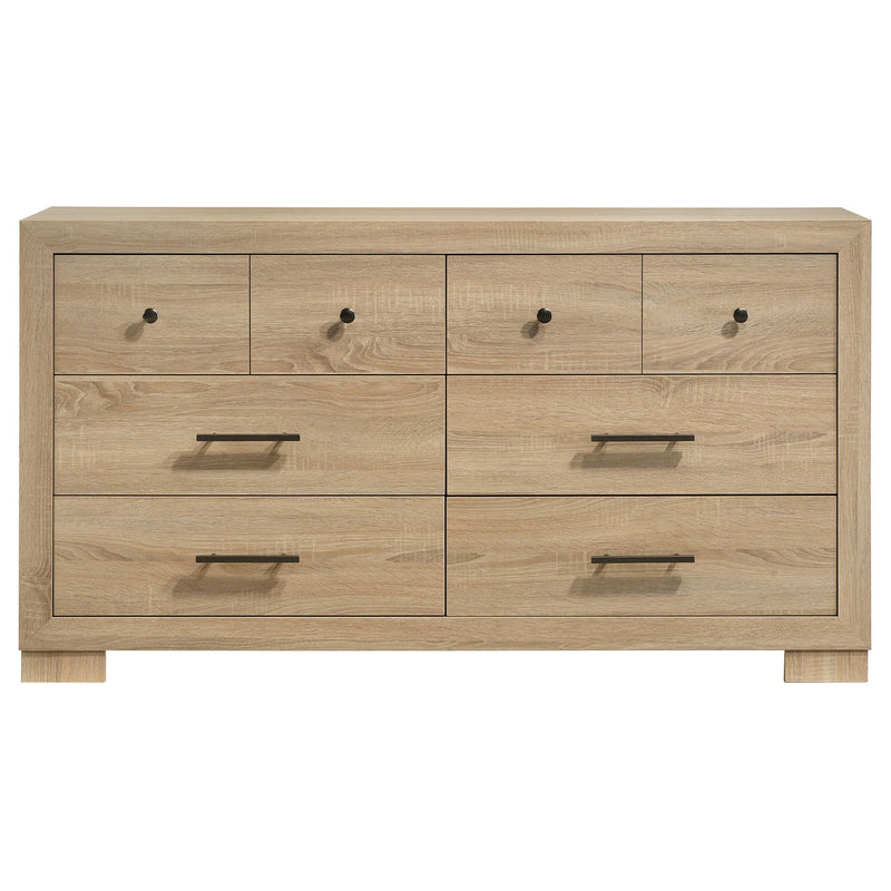 Merritt - 6 Drawer Dresser Cabinet - Light Oak