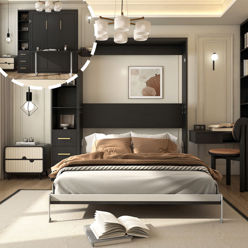 Multifunctional Vertical Murphy Wall Bed