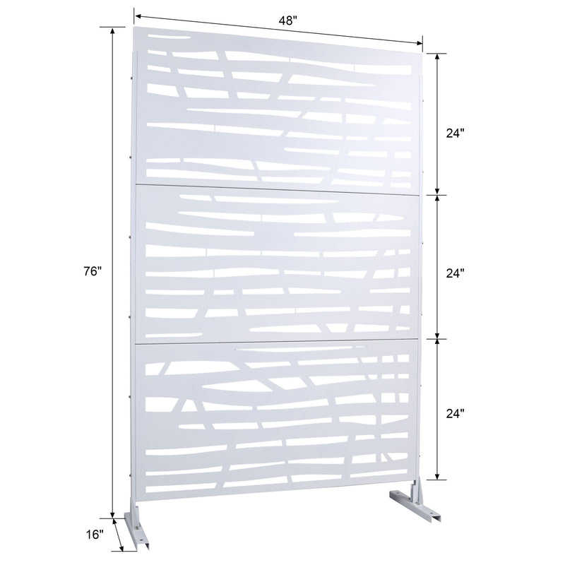 Outdoor & Indoor Privacy Screen Metal Privacy Screen
