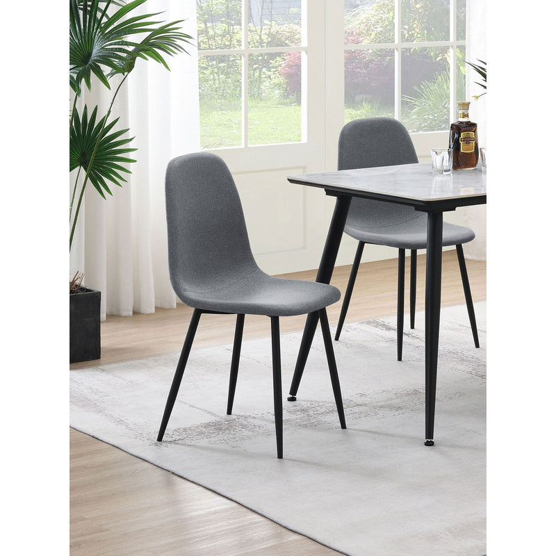 Jazmine - Upholstered Dining Chair (Set of 4) - Gray