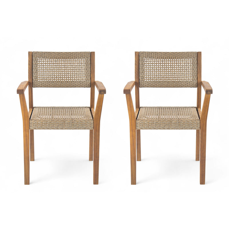 Amaris - Outdoor Dining Chair (Set of 2) - Teak