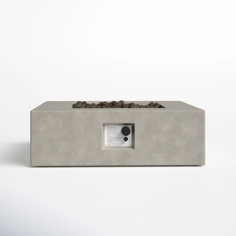 Streamlined Aesthetic Outdoor Fire Pit Table