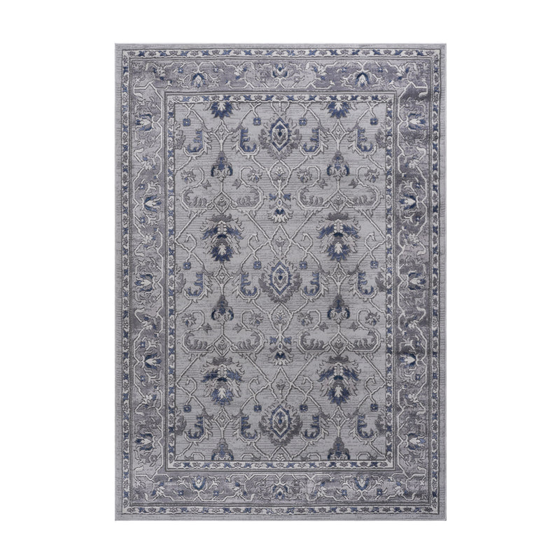 Marfi - 8' X 10' Oriental Area Rug - Gray / Blue
