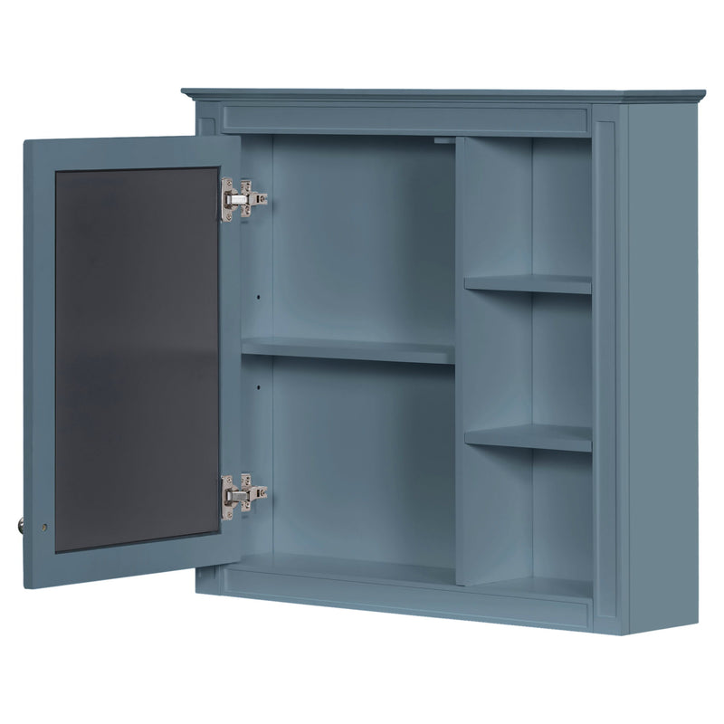 Modern Wall-Mounted Medicine Cabinet With Mirror