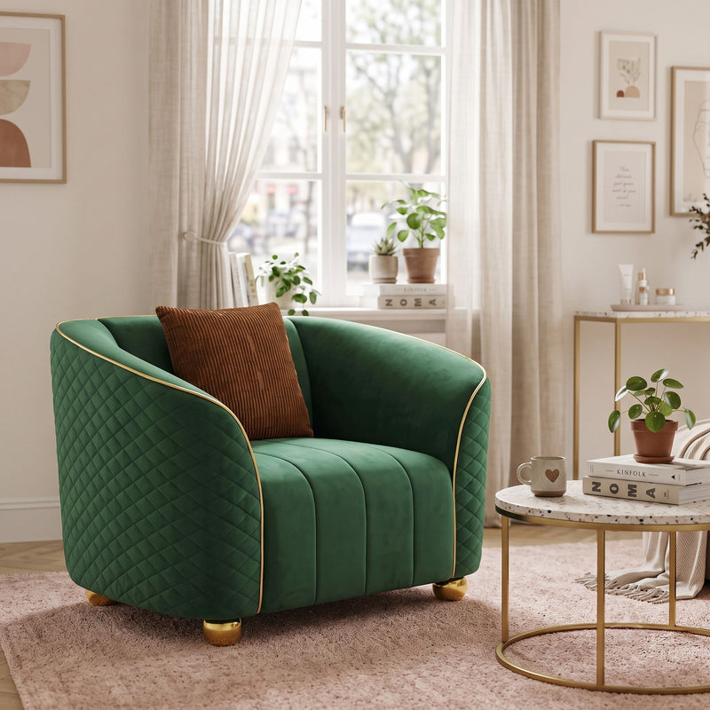 Single Sofa & Deep Seating And Durable Frame