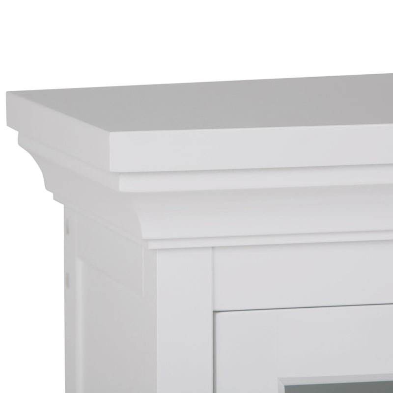 Avington - 2 Door Wall Cabinet With Cubbies - Pure White
