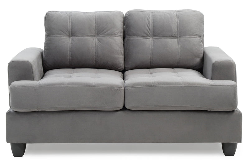Stylish Transitional Loveseat For Two