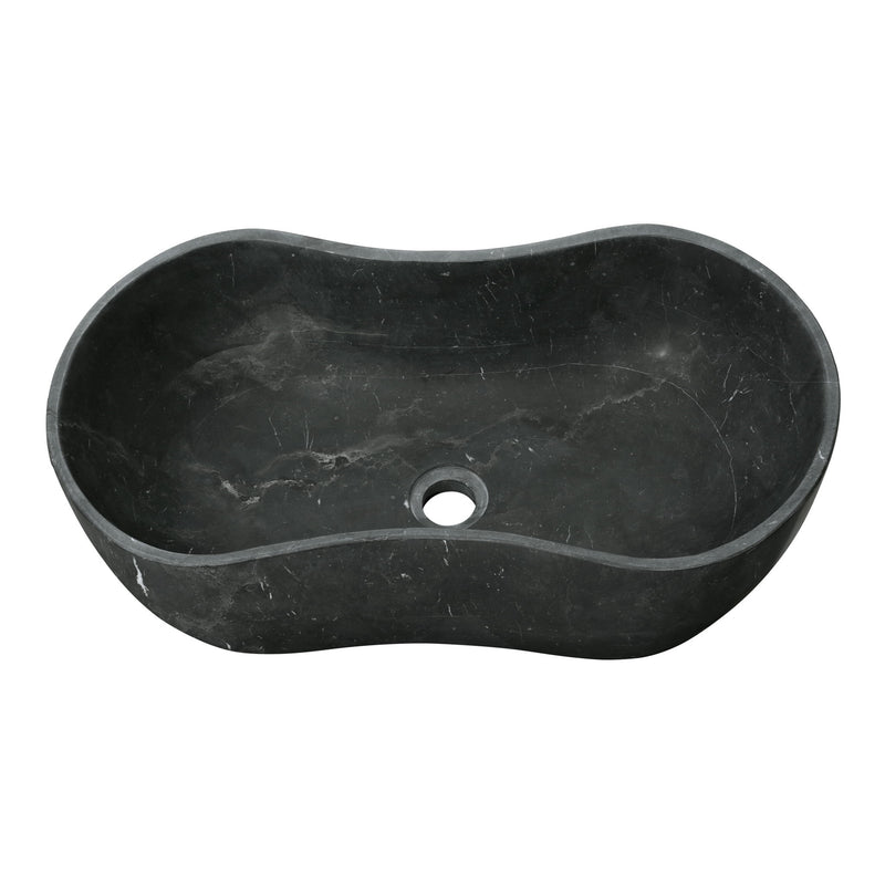 Bathroom Vessel Sink With Wavy Design