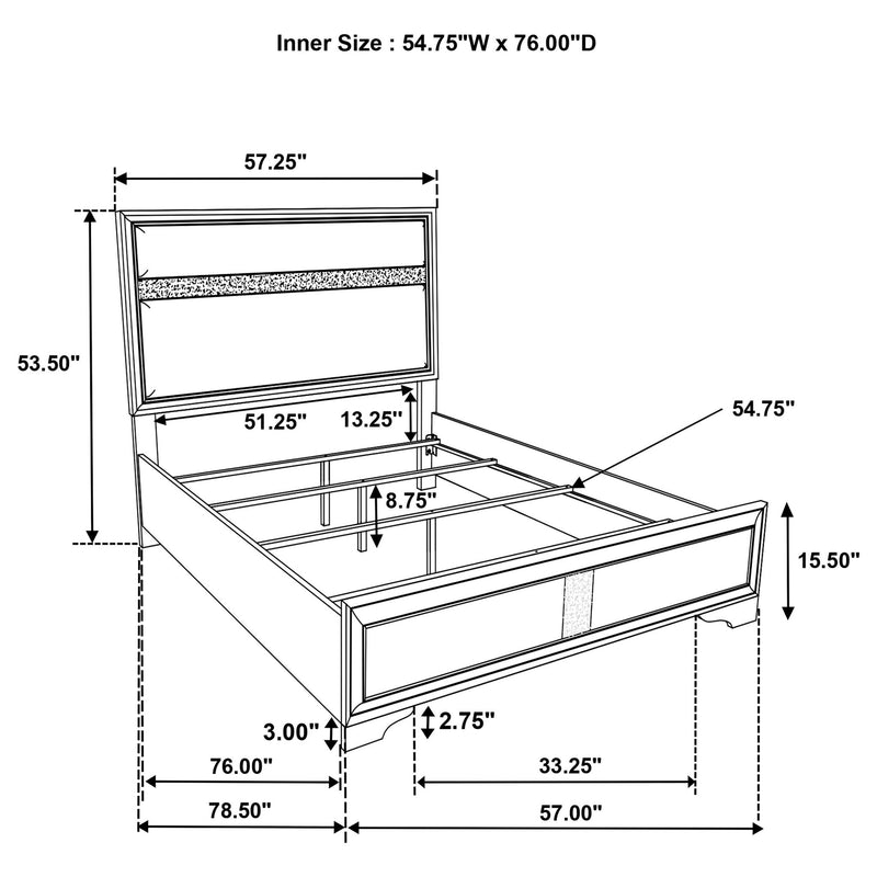 Annie - 5 Piece Bedroom Set