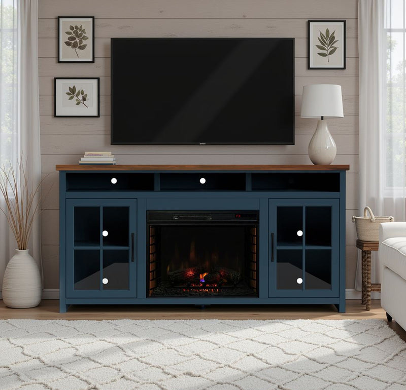 Nantucket - 74" Fireplace TV Stand Console