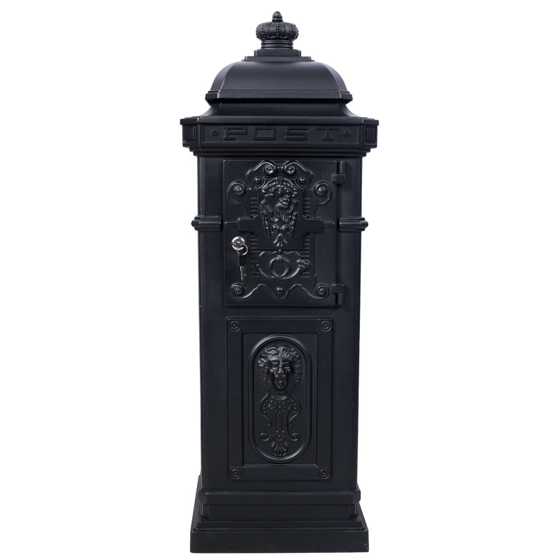 Mailboxs Residential Large-Capacity Letter Box, Rainproof Postbox Statue