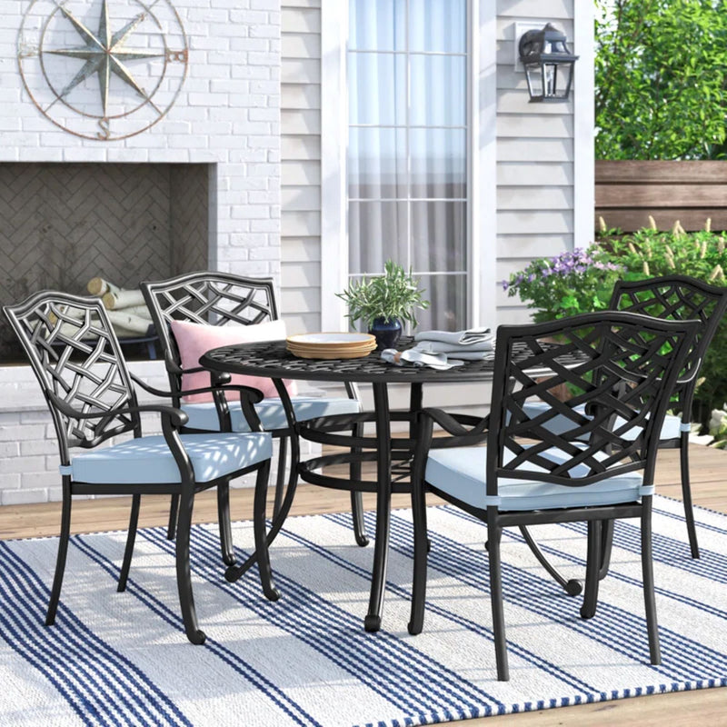 Aluminum Round Dining Set