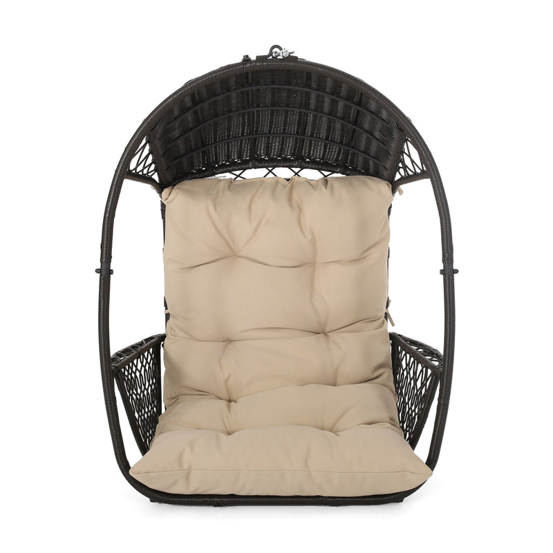 Malia - Wicker Hanging Chair With Cushion