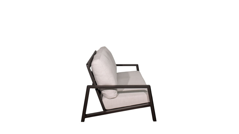 Verona - Seating Sofa - Dark Espresso / Gray / Off White