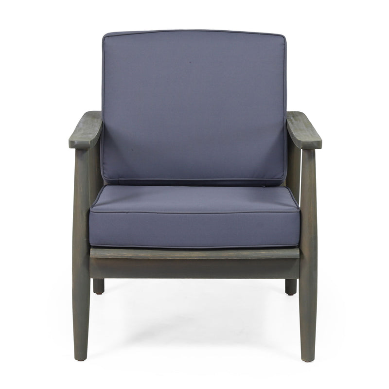 Emmry - Outdoor Acacia Wood Club Chair