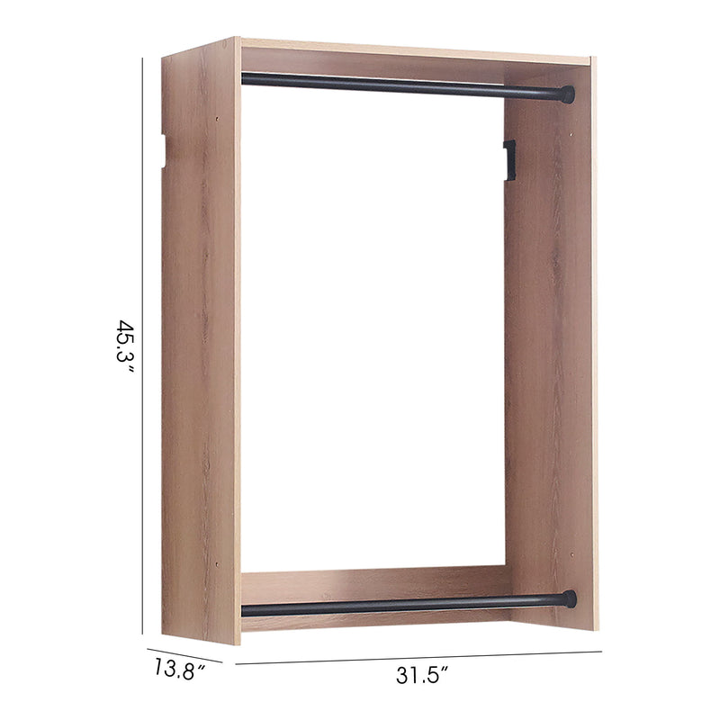 Devi - Wall Mounted Closet System, Modular Units