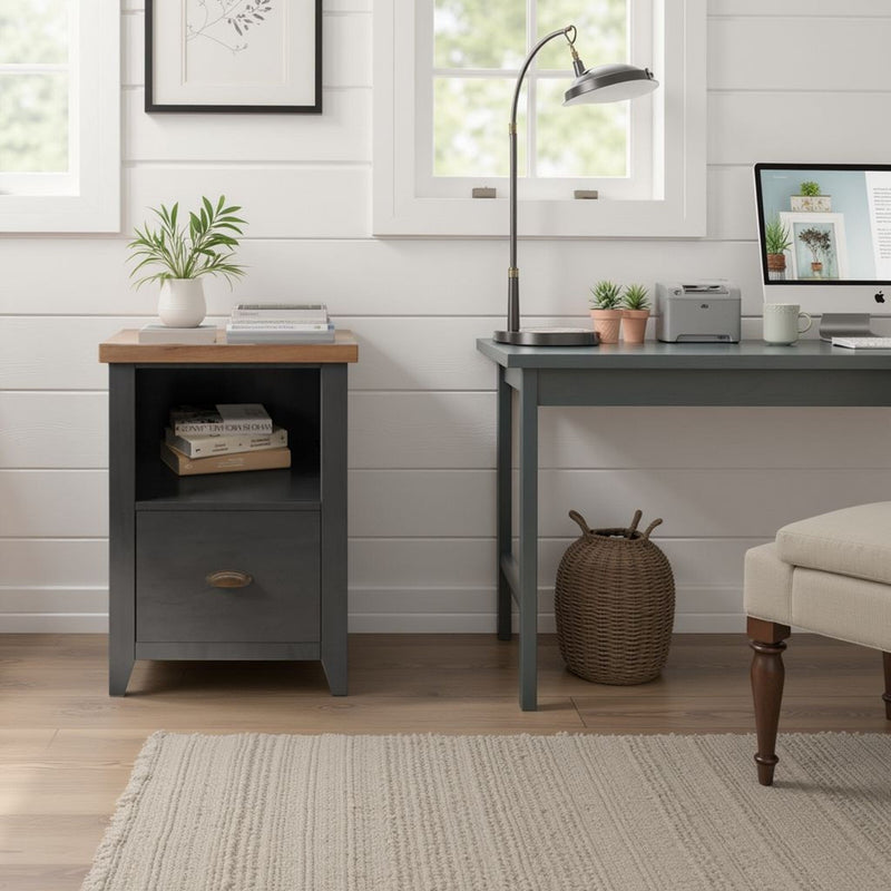 Drawer File - Black / Whiskey