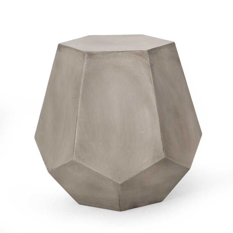 Outdoor Calgary Side Table - Light Gray