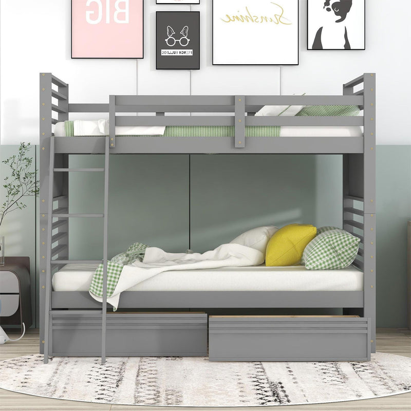 Bunk Bed With 2 Drawers
