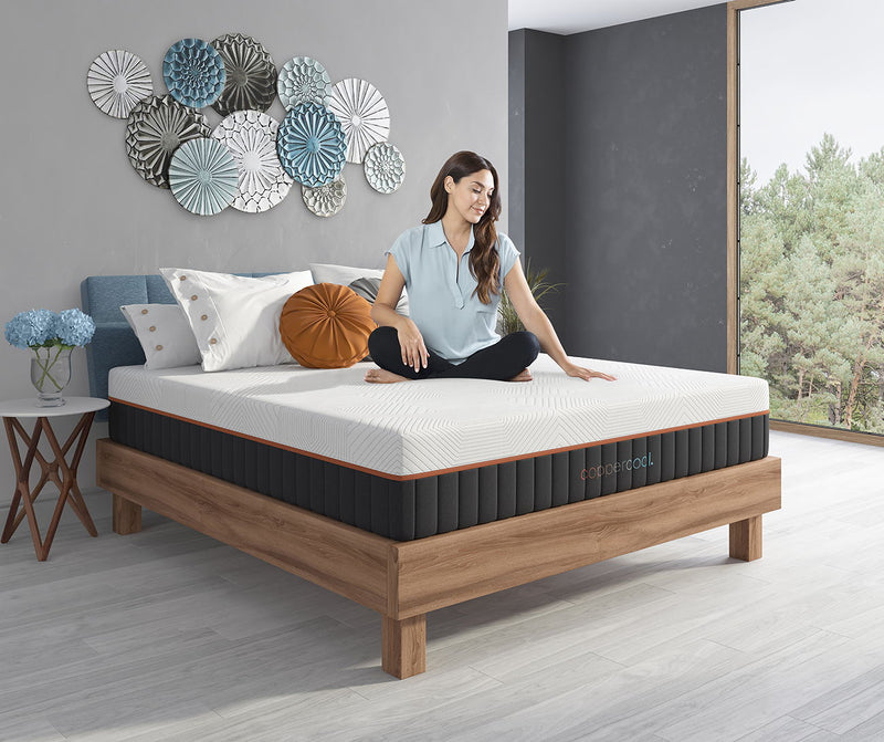 CopperCool 12" Hybrid Memory Foam Mattress