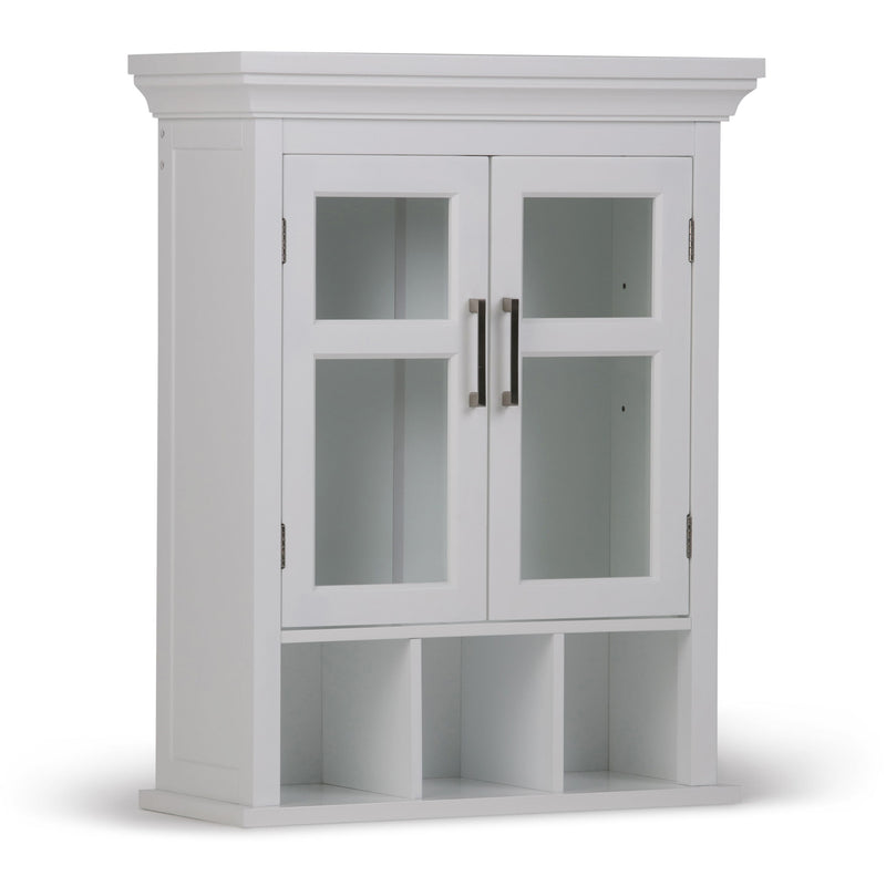 Avington - 2 Door Wall Cabinet With Cubbies - Pure White