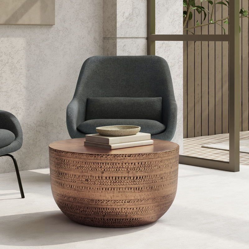 Johnsen - Handcrafted Metal Coffee Table