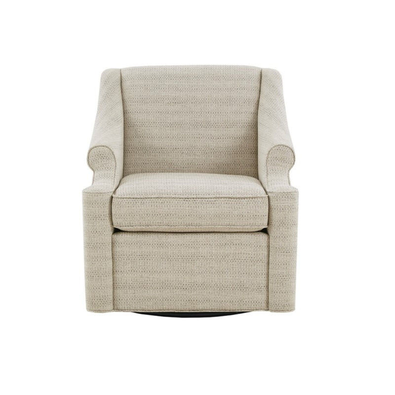 Justin - Swivel Glider Chair With 360 Degree Rotation - Tan