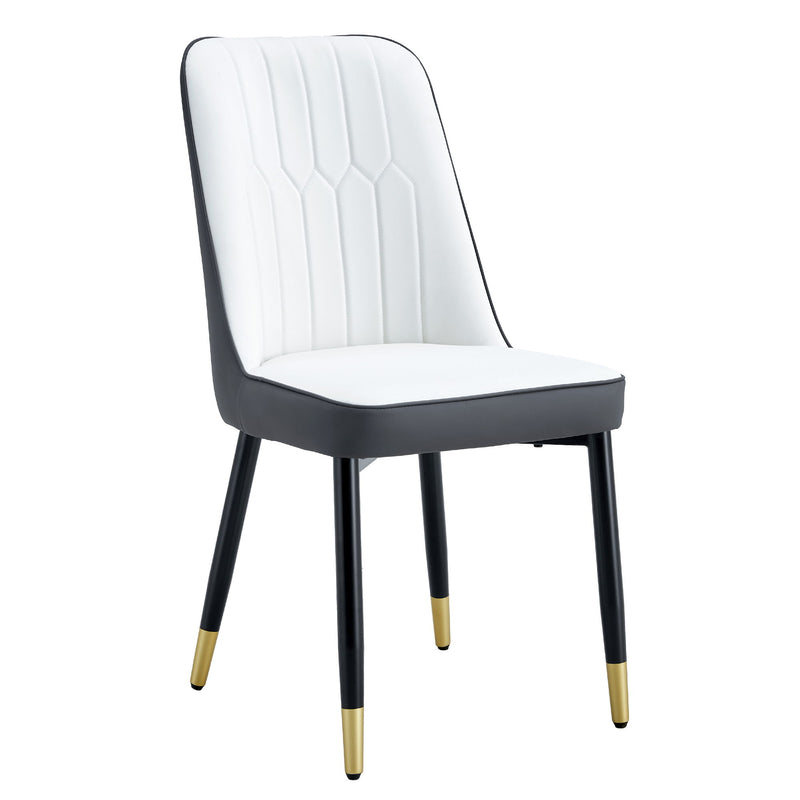 Modern Dining Chair With Metal Leg