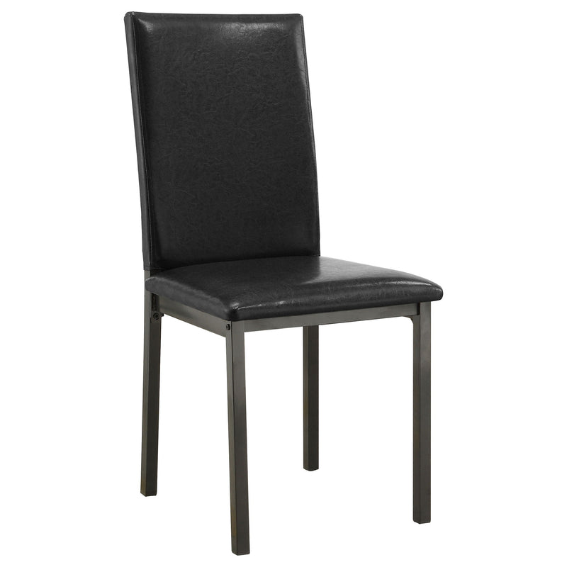 Macy - 5 Piece Dining Set - Black