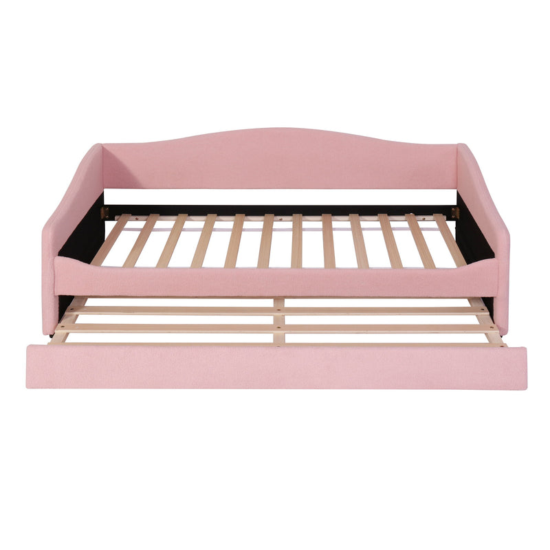 Design Upholstered Daybed With Light And Trundle